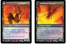 Ravenous Demon // Archdemon of Greed (Prerelease Promo)